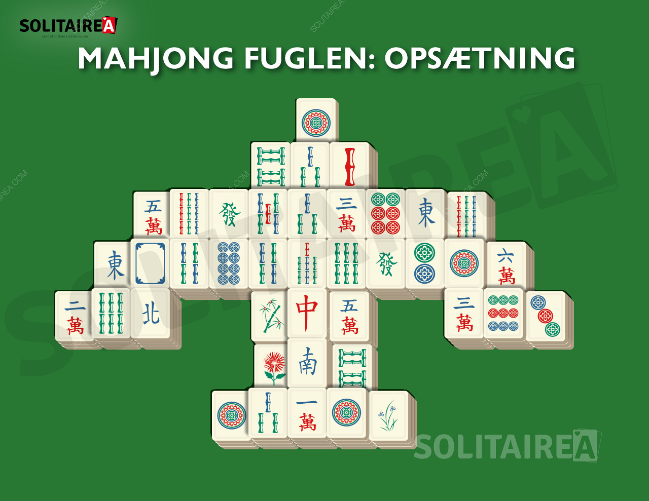 Mahjong Fuglen opsætning og strategi