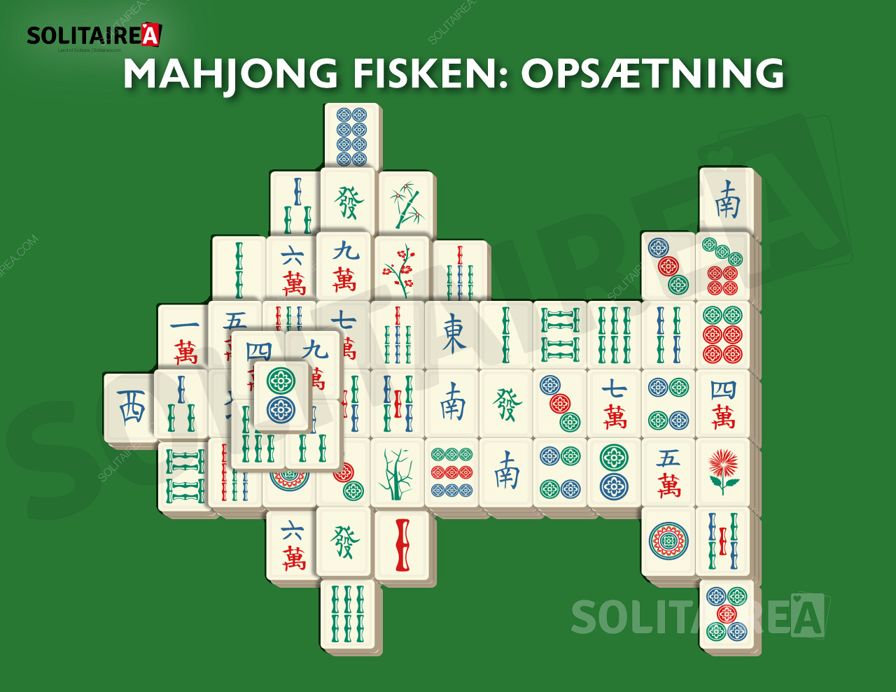 Mahjong fisken - det nautiske layout